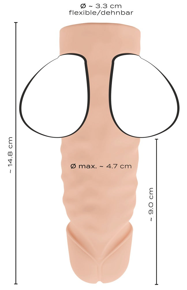Ball Stretcher Realistixxx - Extensión con Consolador Integrado