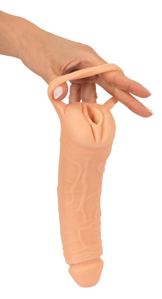 Nature Skin Extender Large - Masturbador 2 en 1