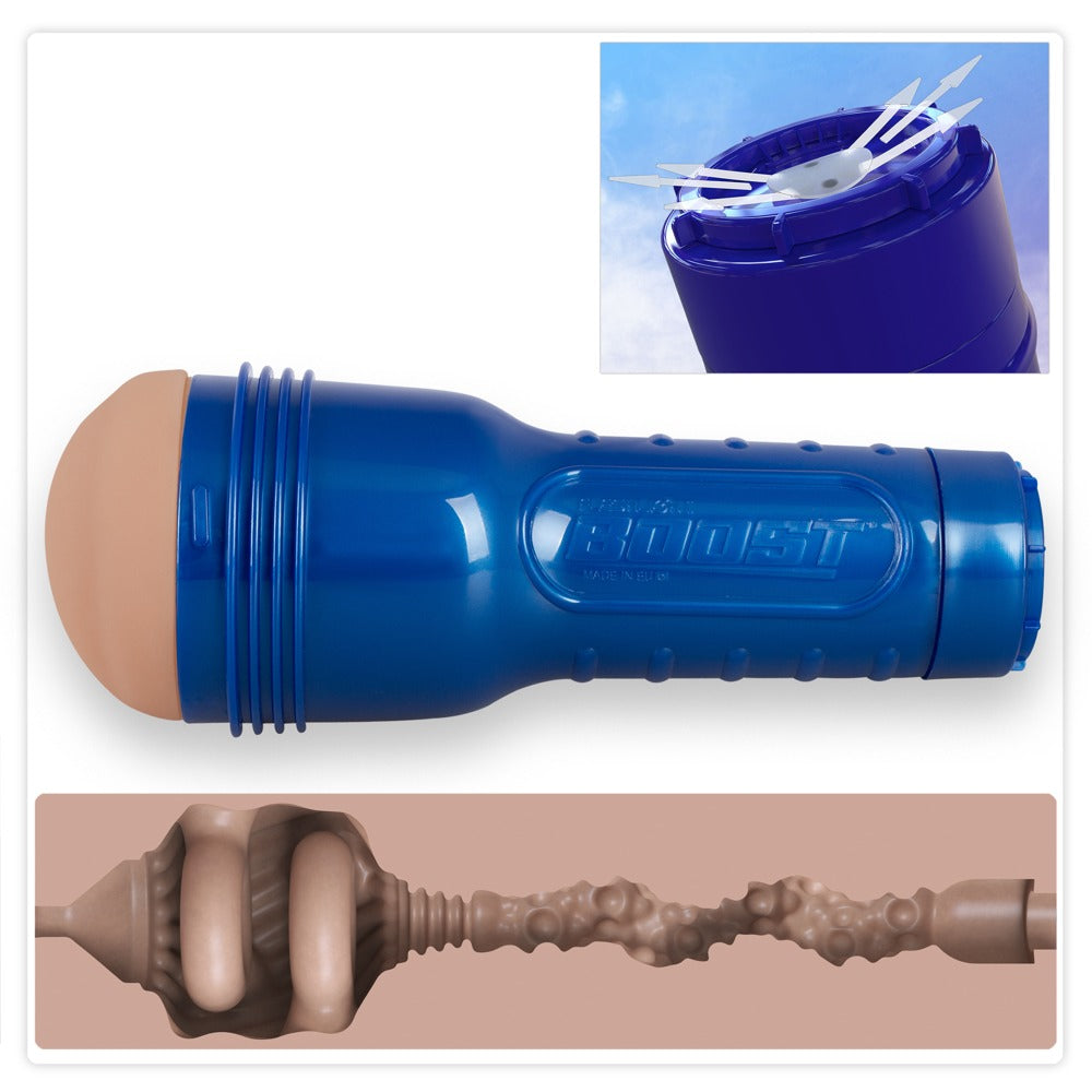 Fleshlight Boost Blast Light Medium - Masturbador con Control de Succión