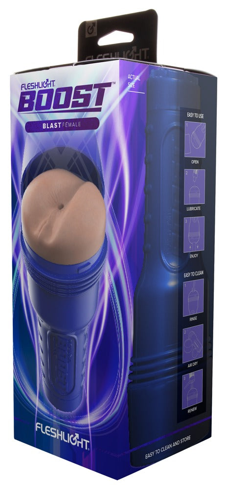 Fleshlight Boost Blast Light Medium - Masturbador con Control de Succión