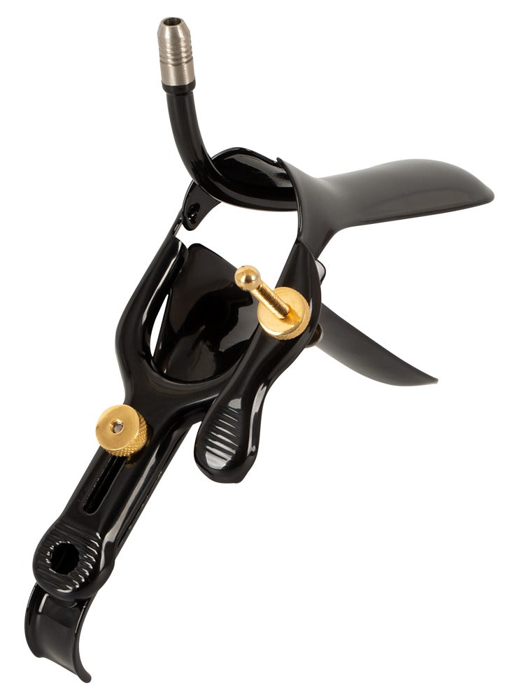 Espéculo Fetish Collection con Tubo de Aire y Líquido - Acero Inoxidable