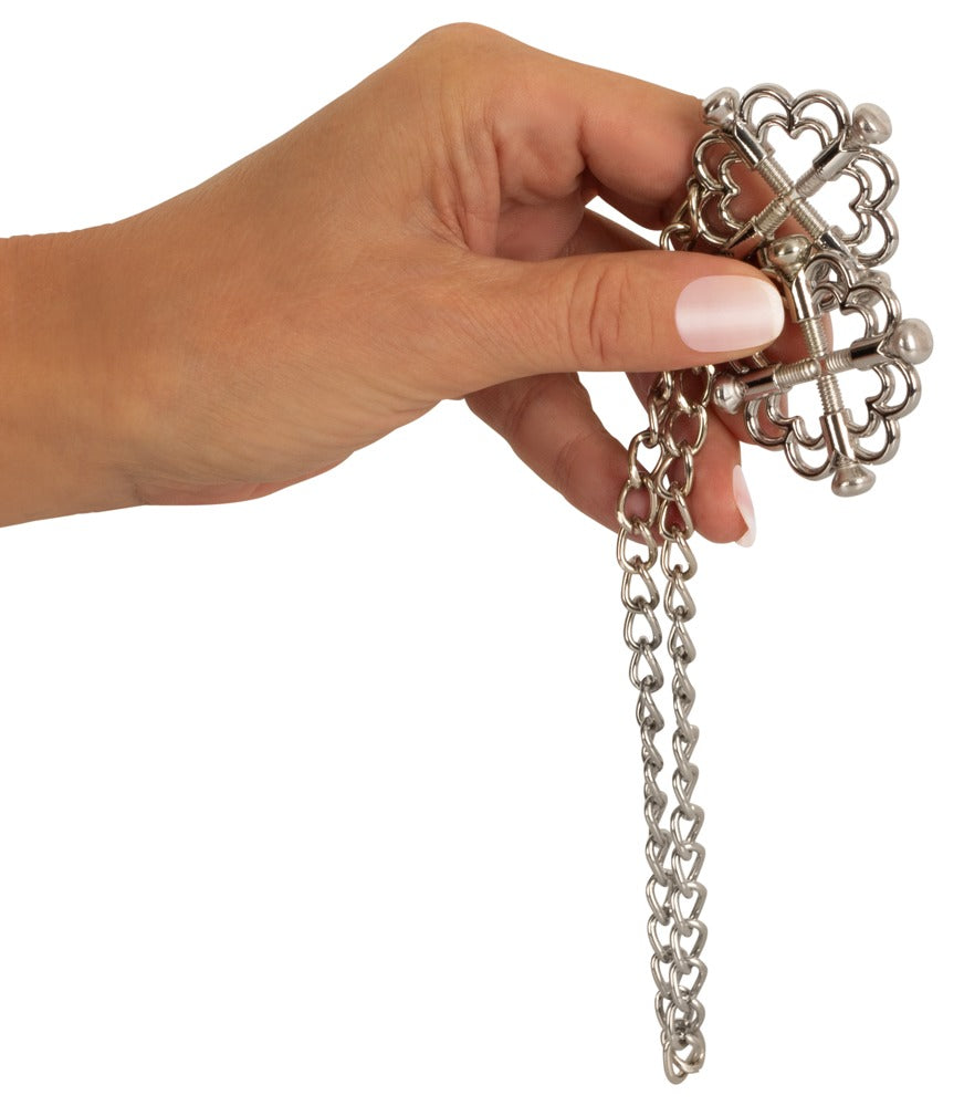 Bad Kitty Nipple Jewellery - Joya para Pezones con Cadena en Acero Inoxidable