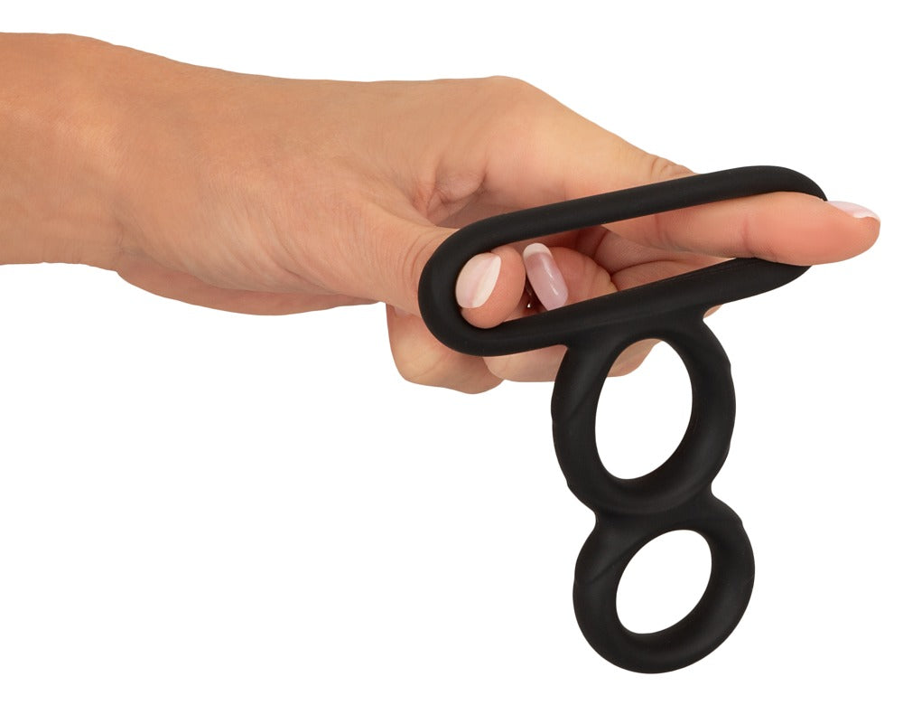 Erecto Triple Cock Ring - Anillo de Silicona Elástica