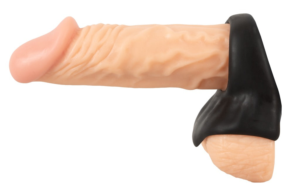 Erecto Cock Ring with Ball Stretcher - Anillo Peneano con Extensor de Testículos