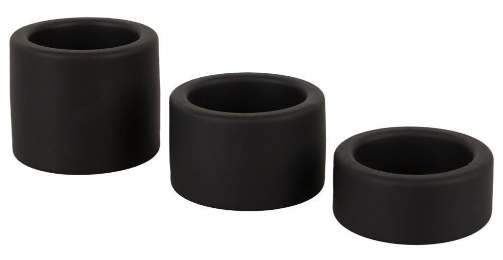 Erecto Ball Stretcher Set - 3 Anillos Testiculares en Silicona