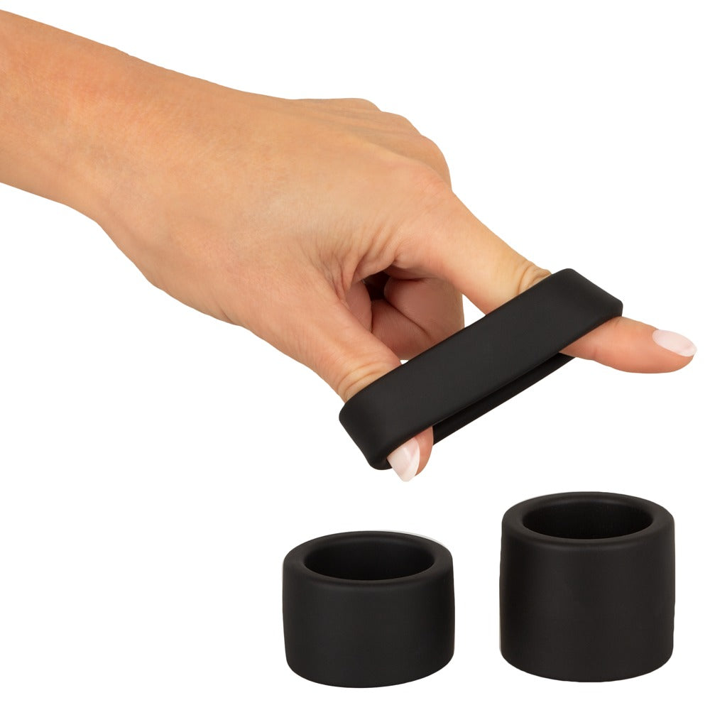 Erecto Ball Stretcher Set - 3 Anillos Testiculares en Silicona