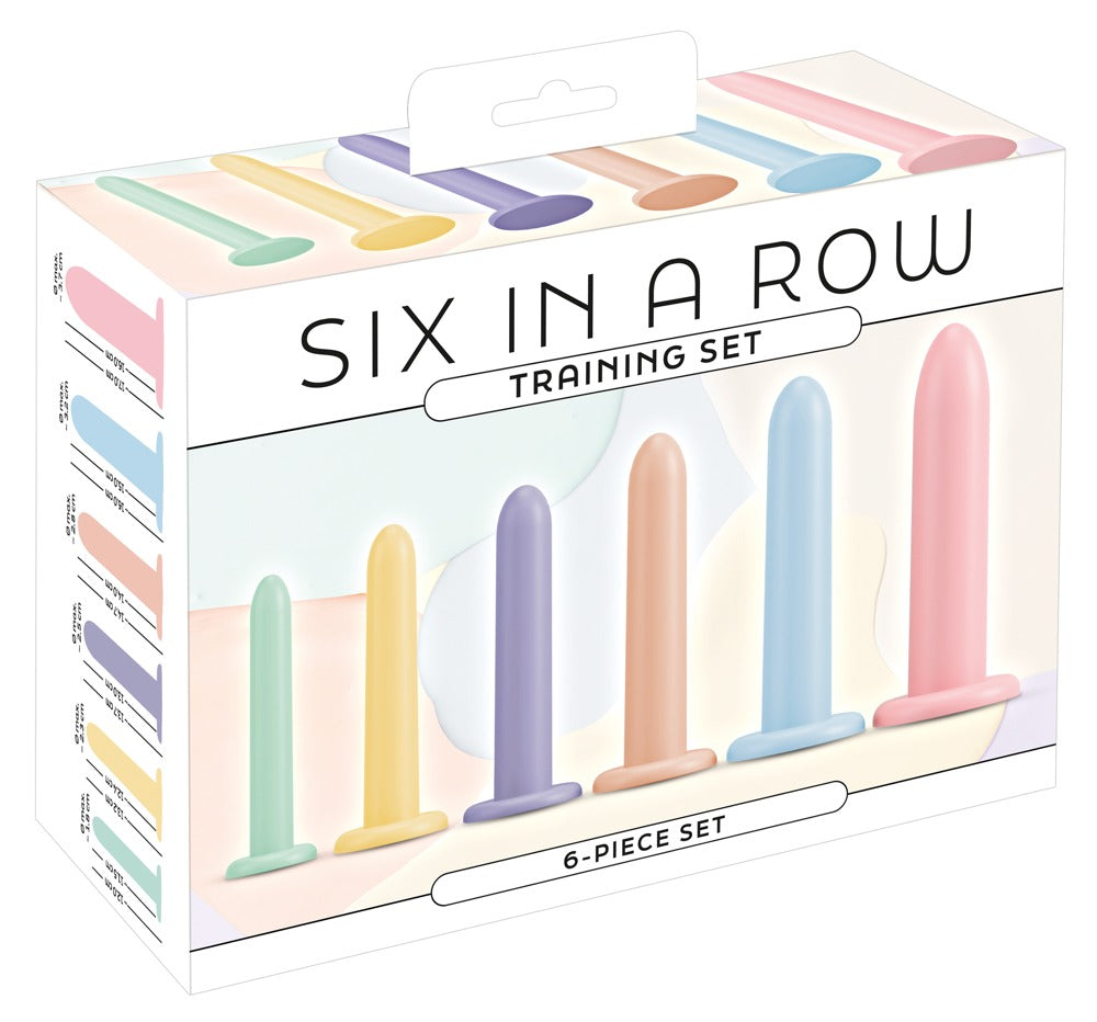 Set de Entrenamiento Six in A Row - 6 Consoladores de Silicona You2Toys