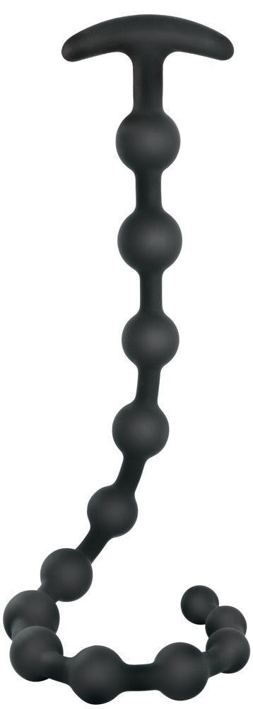 Black Velvets Anal Beads Silicona - Cadena de 13 Bolas Flexibles