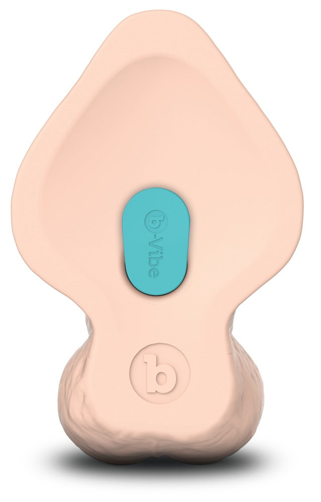 b-Vibe Slipskin 9" Curved - Dildo Realista con Base de Succión
