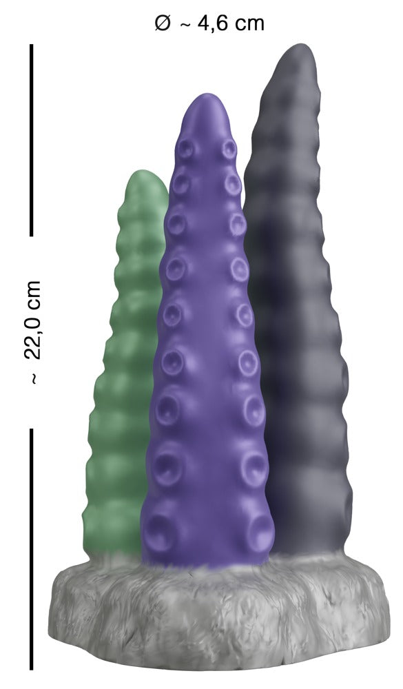 Beasty Cocks Triple Tentacle - Dildo Especial de 3 Tentáculos