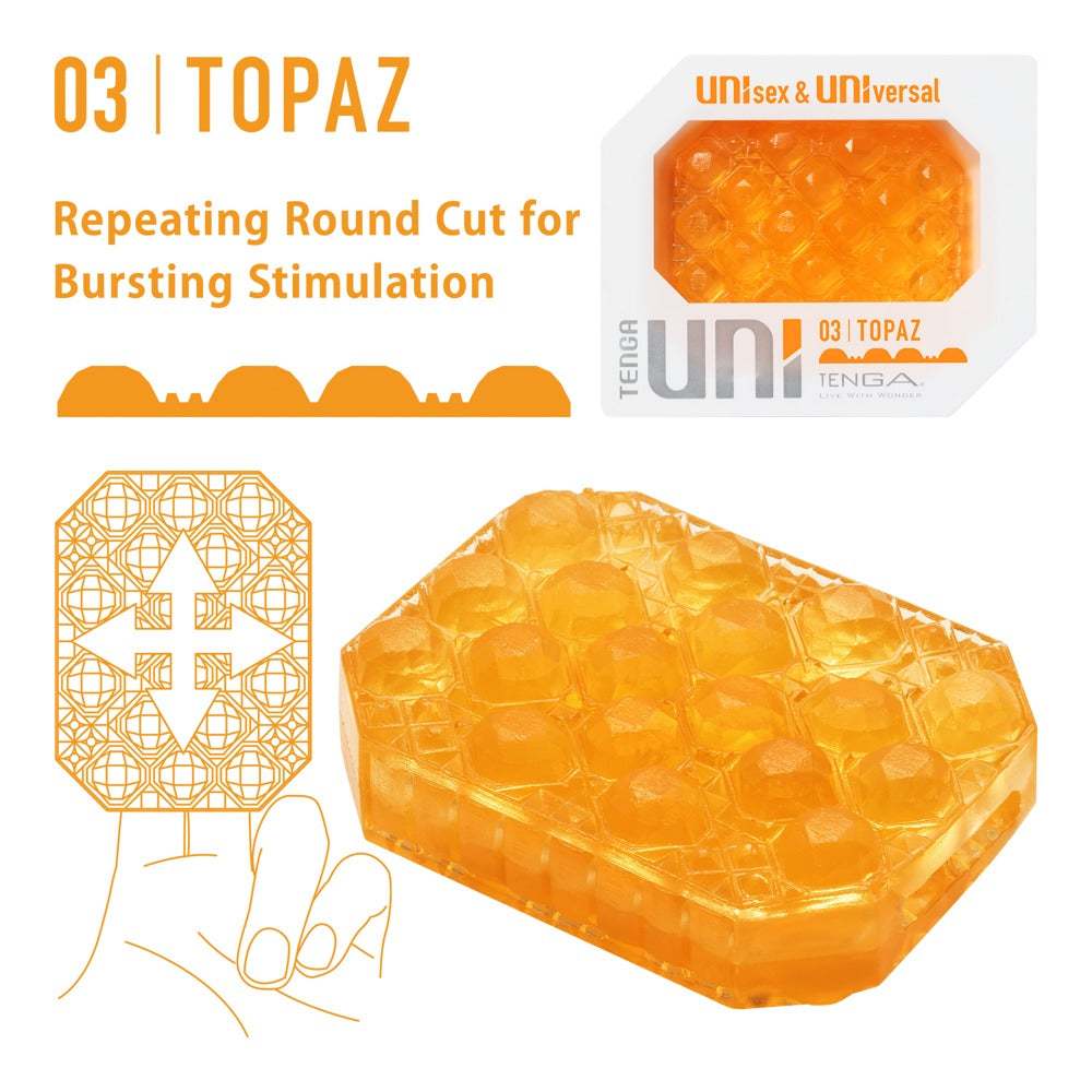 Tenga Uni Topaz - Manga Masturbadora Elástica Unisex