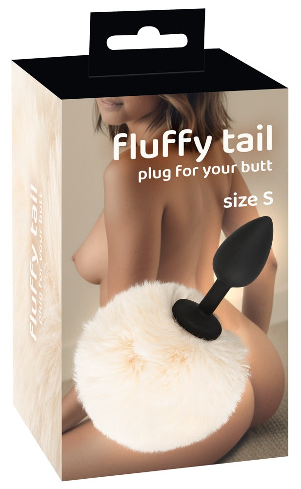 Fluffy Tail White S - Plug Anal con Cola Esponjosa You2Toys