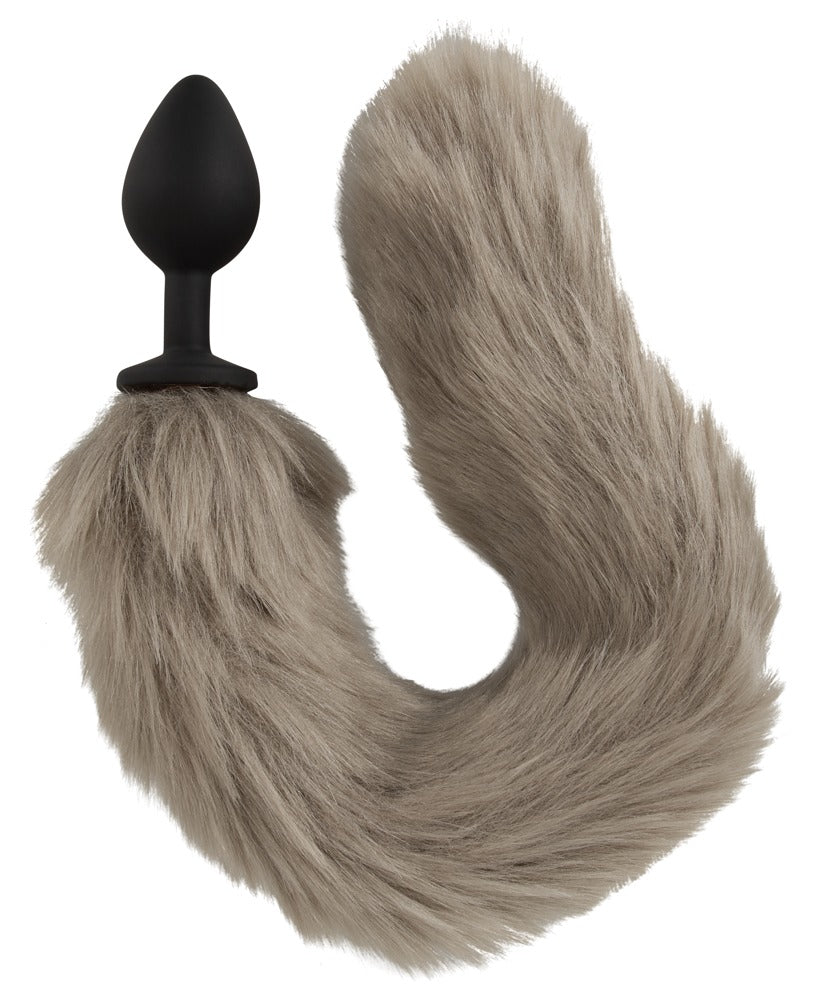 Fluffy Tail Grey - Plug Anal con Cola Esponjosa You2Toys