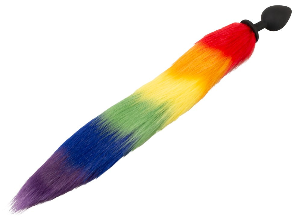 Fluffy Tail Rainbow - Plug Anal con Cola Esponjosa You2Toys