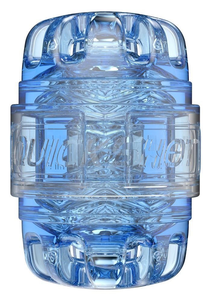 Fleshlight Quickshot Turbo Blue Ice - Masturbador Compacto Super Skin