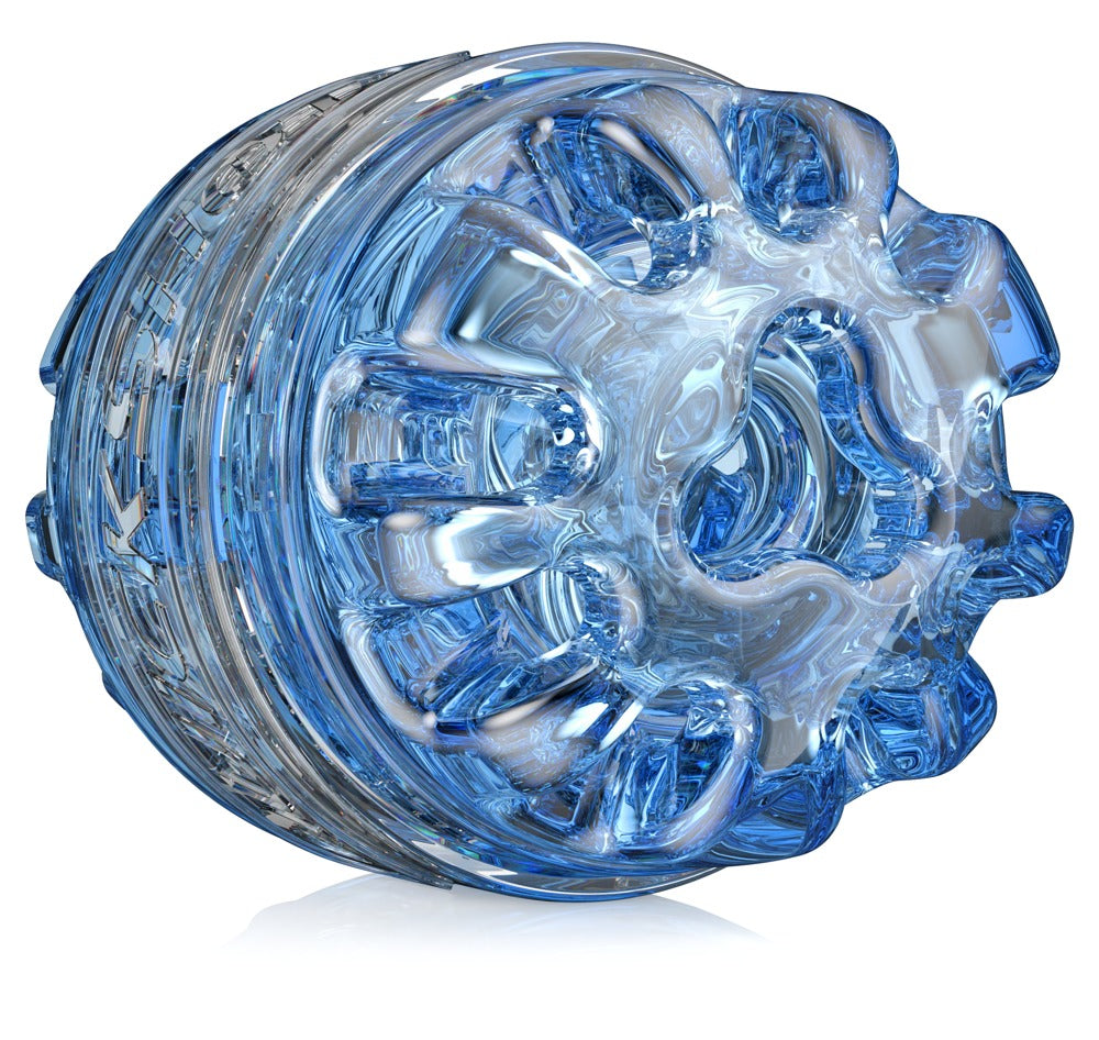 Fleshlight Quickshot Turbo Blue Ice - Masturbador Compacto Super Skin
