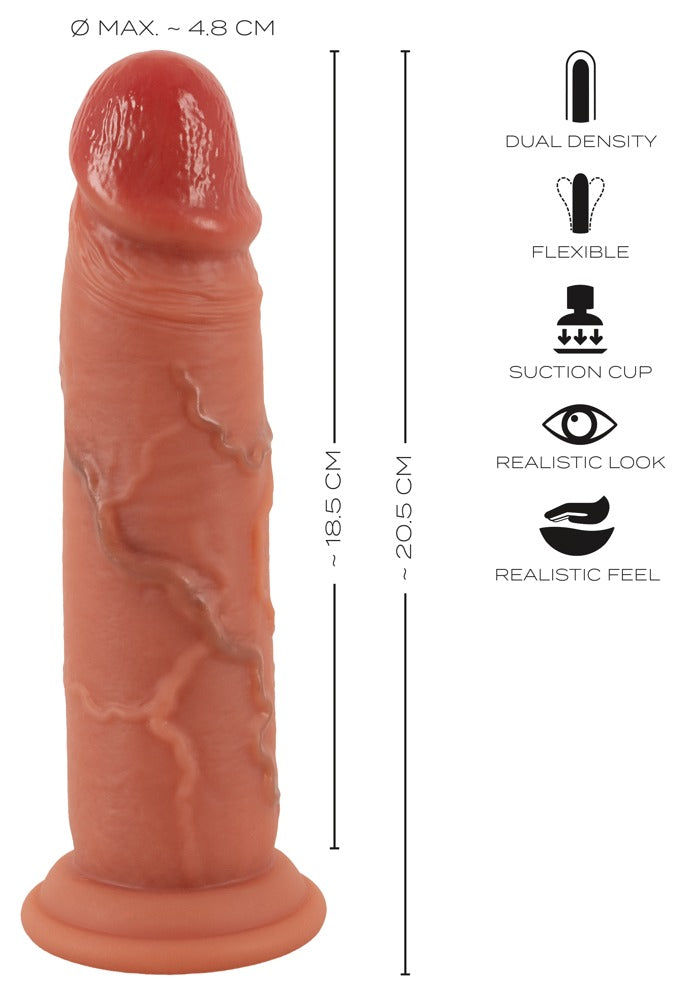 Realistixxx Dildo Moveable Ski - Consolador Realista de Silicona