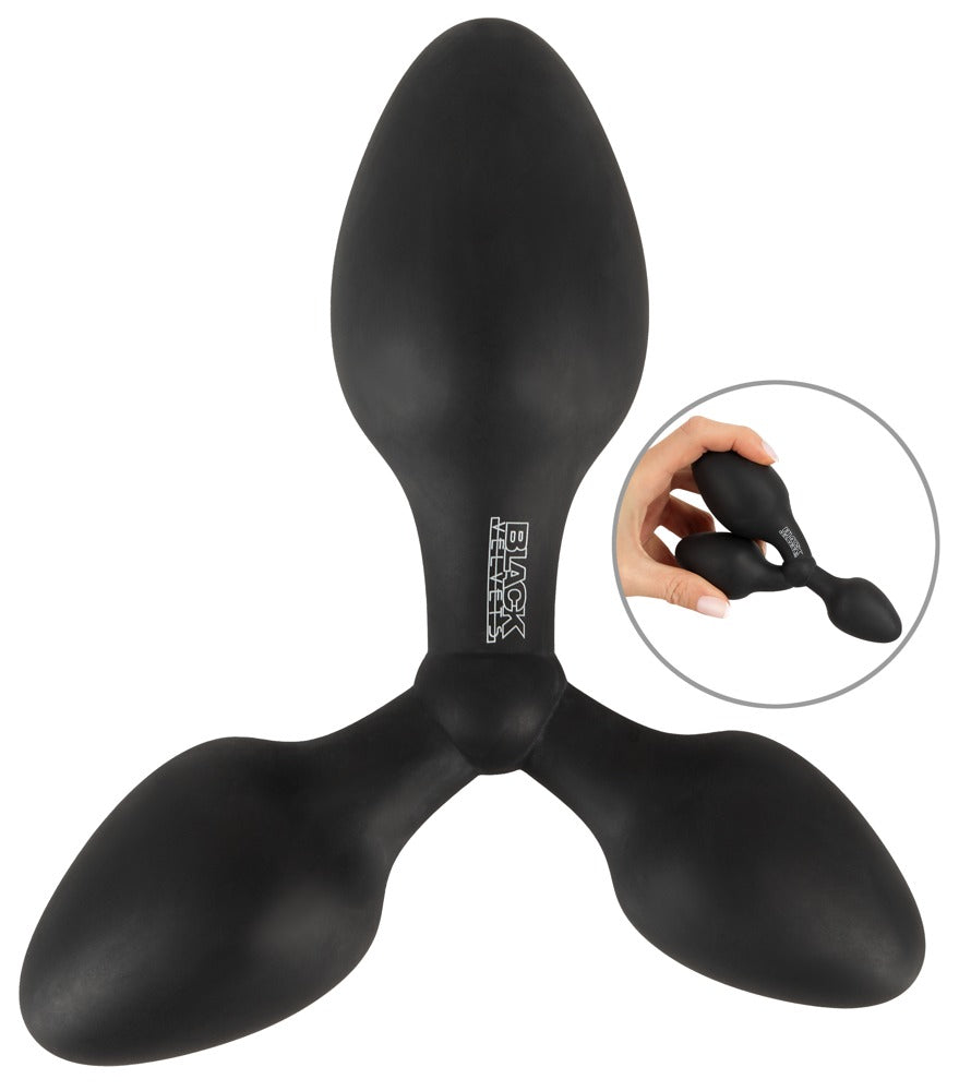 Black Velvets Triple Butt Plug - Set de 3 Plugs Anales de Silicona