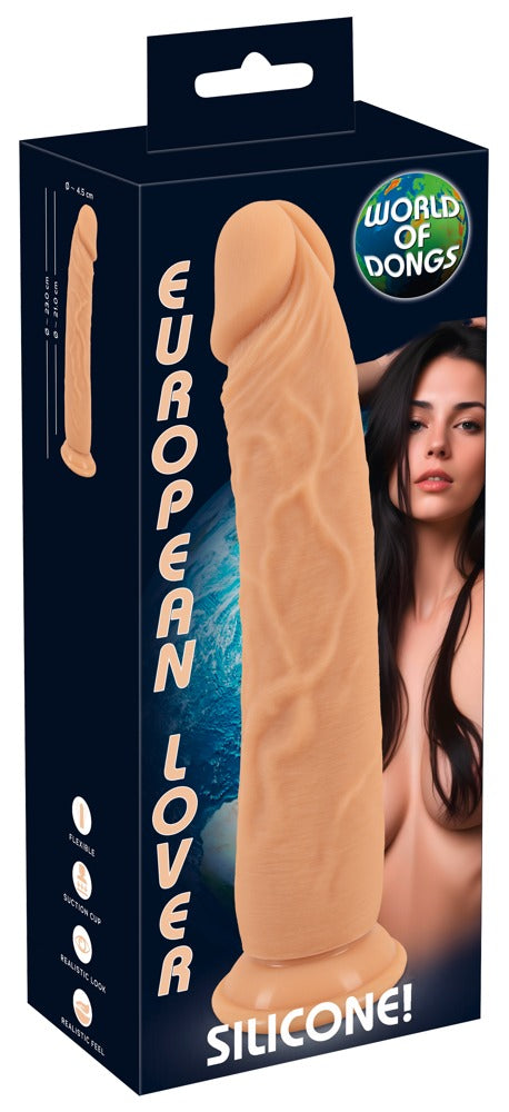 European Lover Silicone - Consolador Realista de Silicona