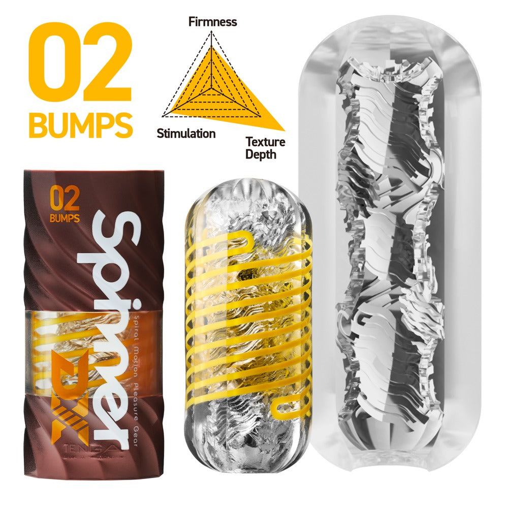 Tenga Spinner Deluxe 02 Bumps - Masturbador con Textura Estimulante