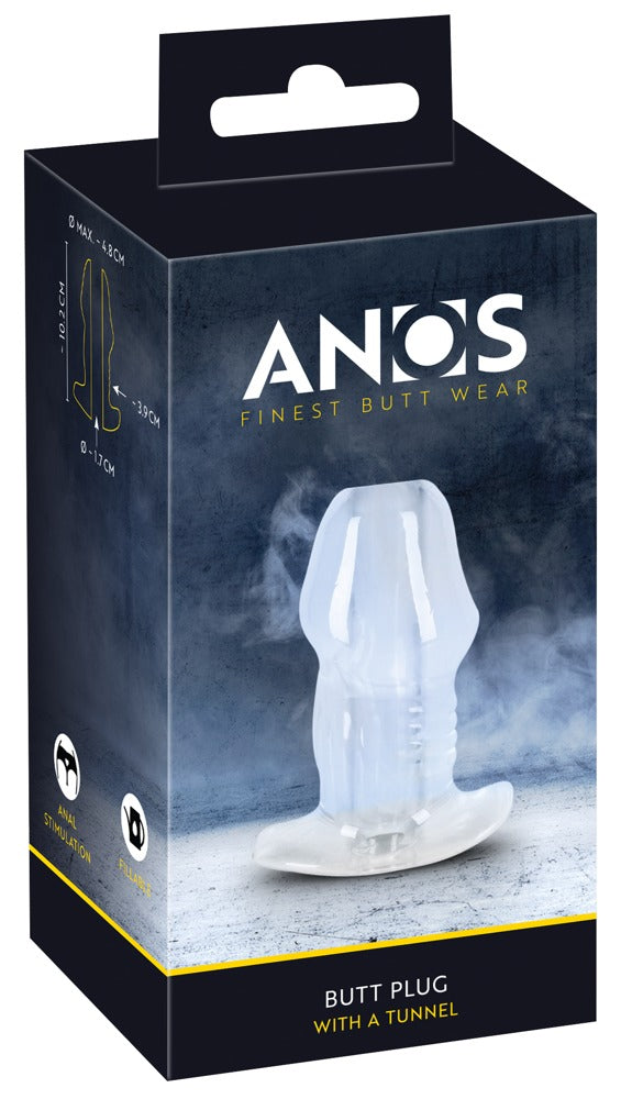 ANOS Plug Anal Transparente con Túnel