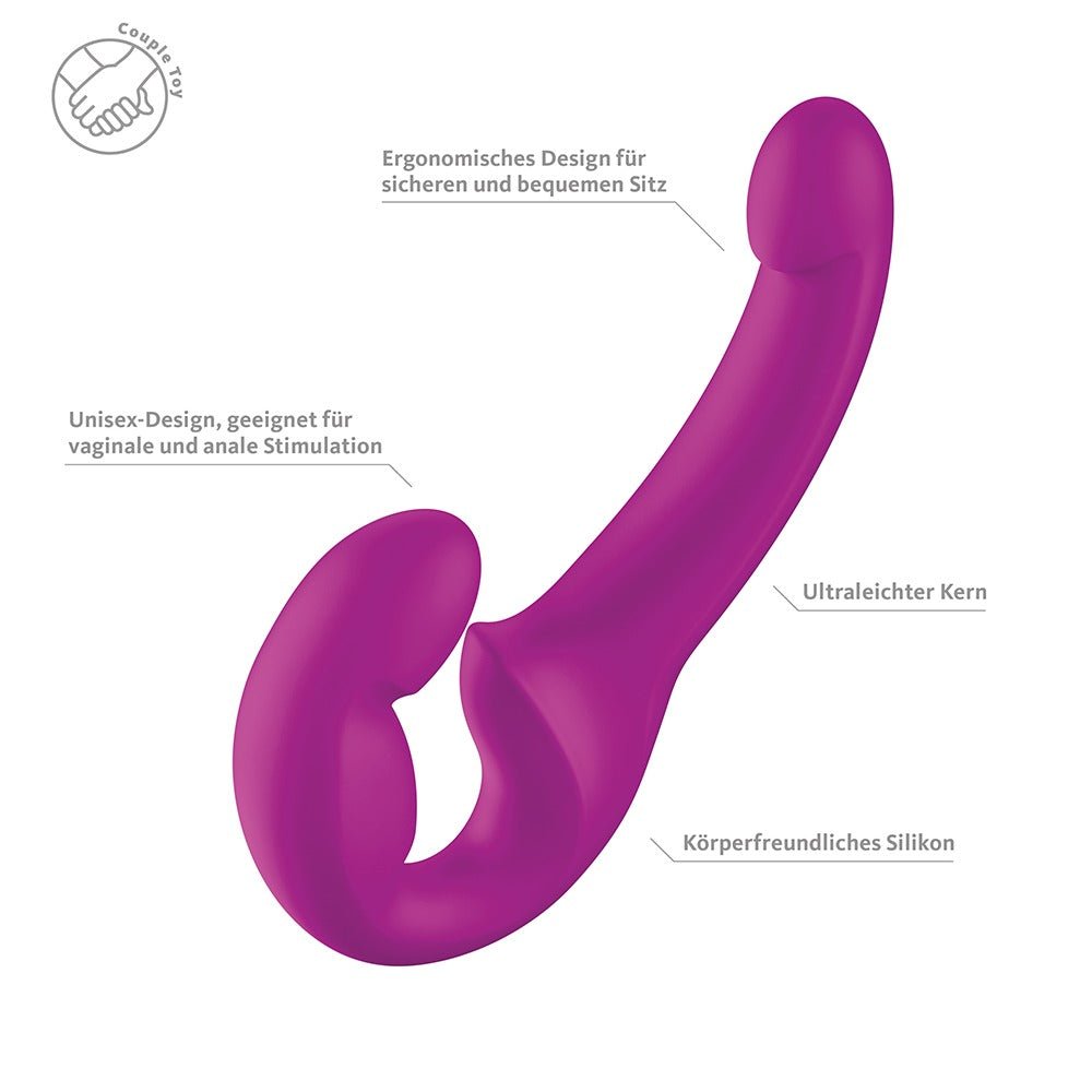 Share Lite Blackberry - Dildo Doble Flexible Fun Factory