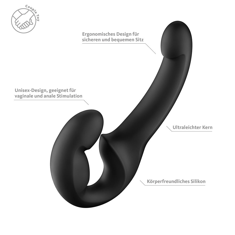 Share Lite Black - Consolador Doble Flexible Fun Factory