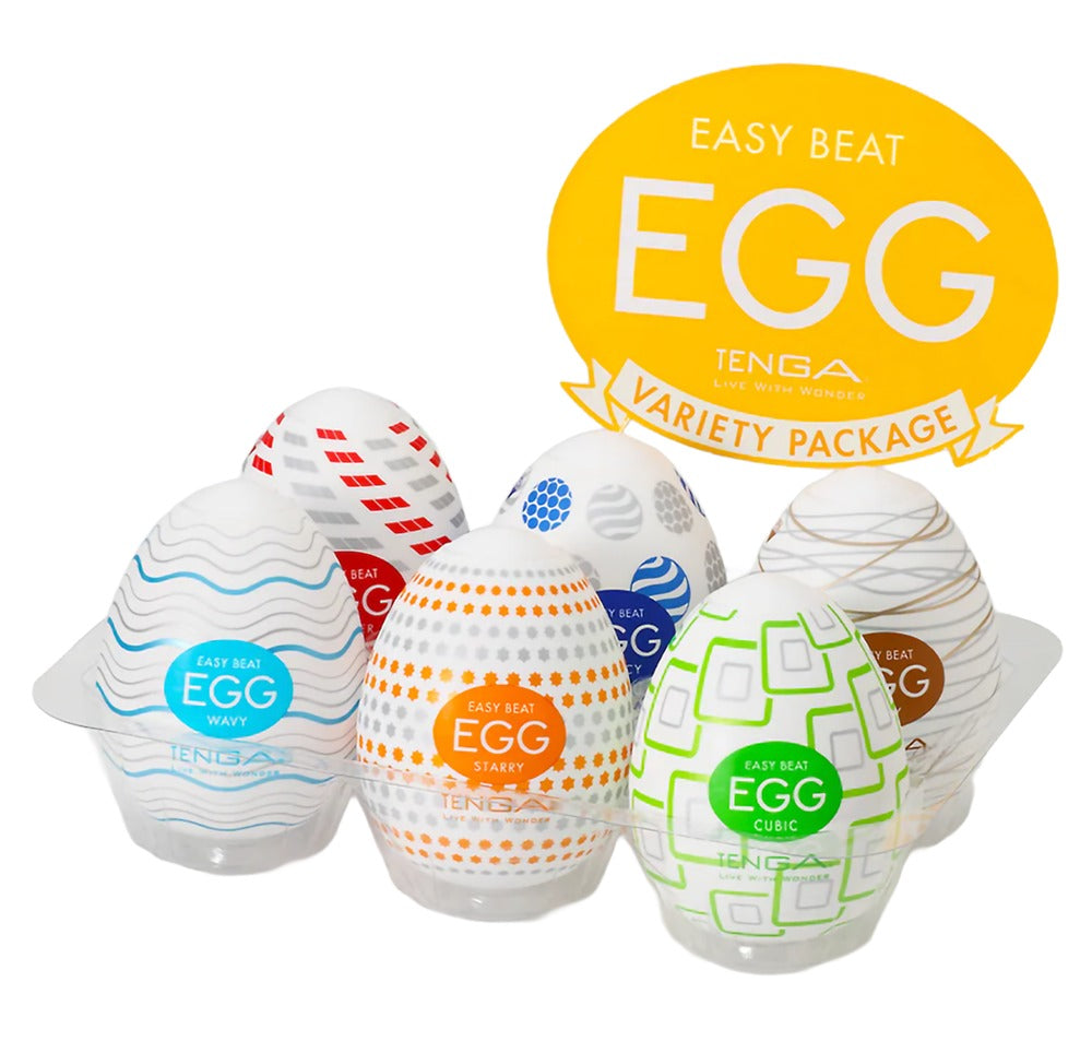 Tenga Egg Variety Pack x6 Standard - Masturbadores Desechables