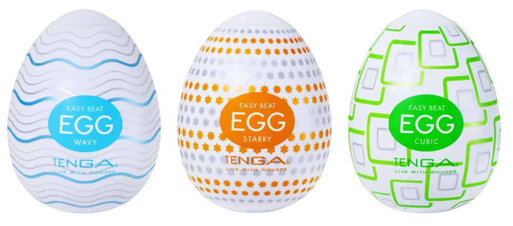 Tenga Egg Standard x3 Set 1 - 3 Masturbadores Desechables