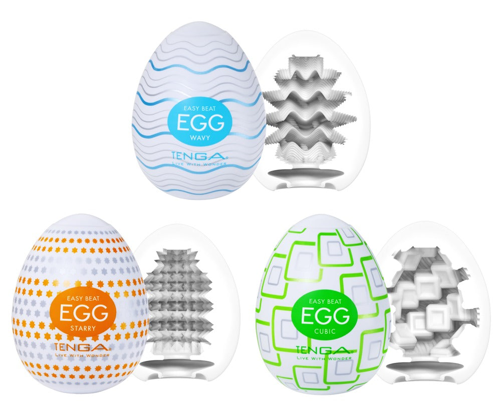 Tenga Egg Standard x3 Set 1 - 3 Masturbadores Desechables