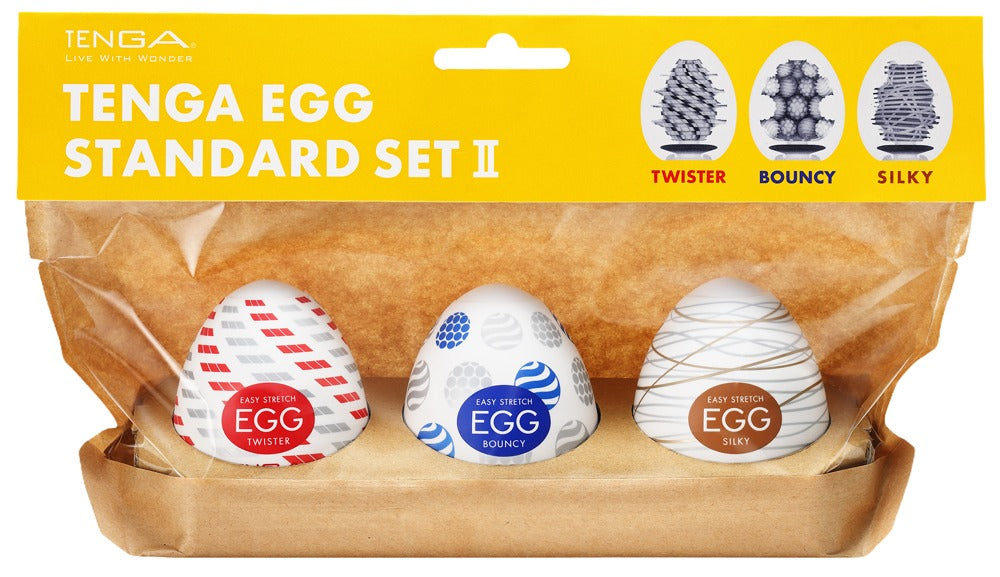 Tenga Egg Standard Set 2 - Pack 3 Masturbadores Desechables