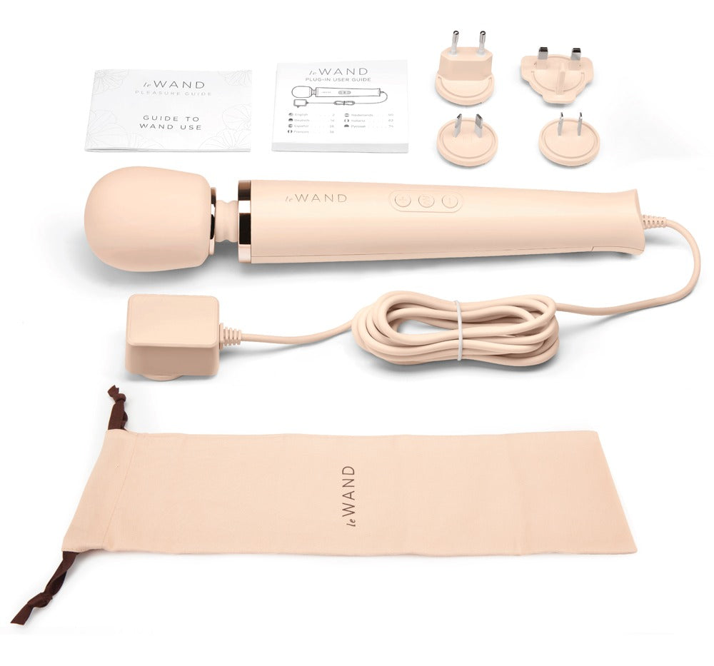 Le Wand Powerful Plug-In Cream - Masajeador Eléctrico Enchufable
