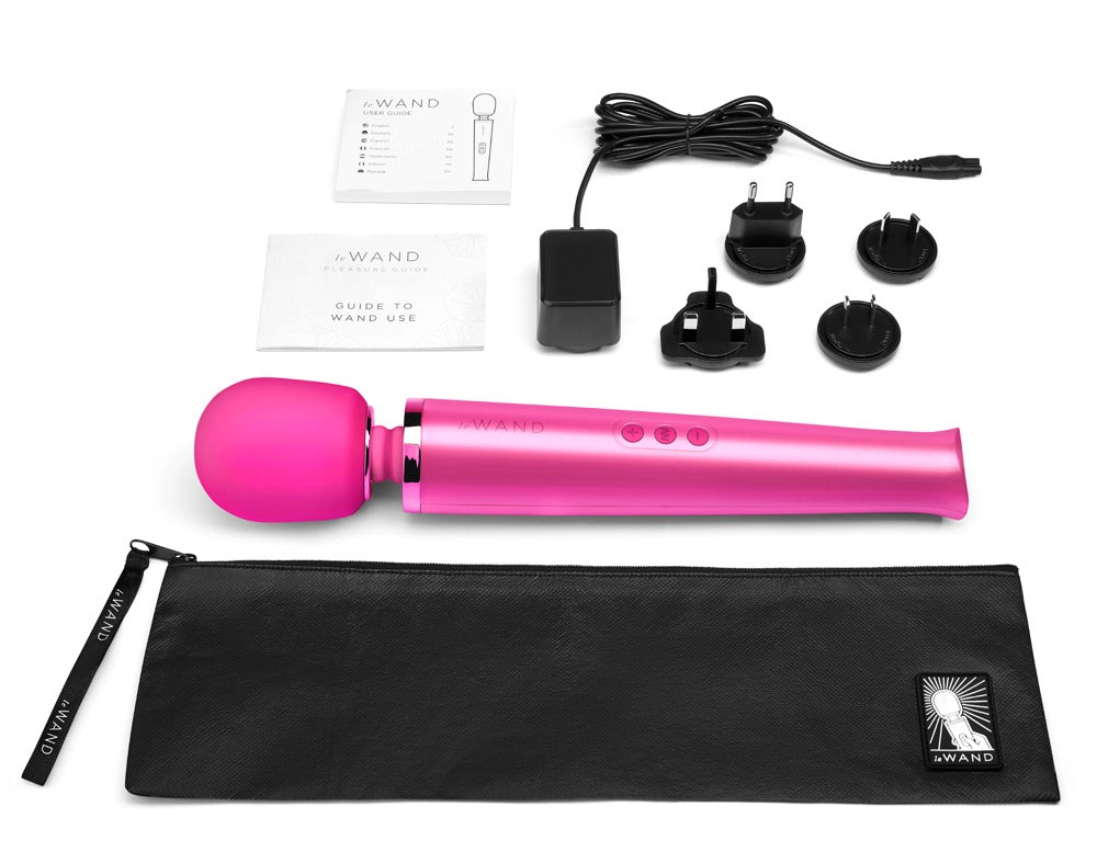Le Wand Magenta - Masajeador Vibrador Recargable de Lujo