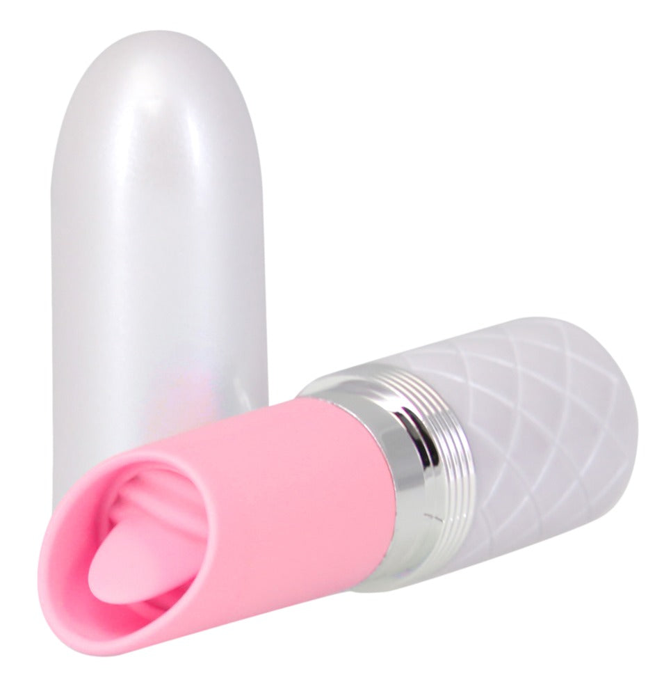 Pillow Talk Lusty Pink - Minivirador Discreto con Diseño de Lápiz de Labios