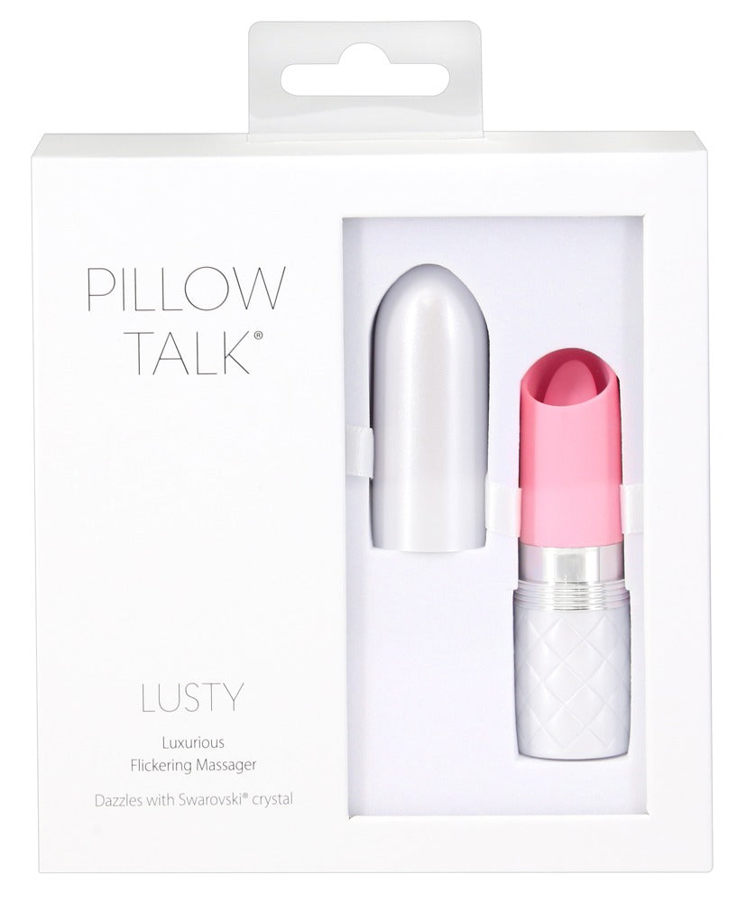 Pillow Talk Lusty Pink - Minivirador Discreto con Diseño de Lápiz de Labios