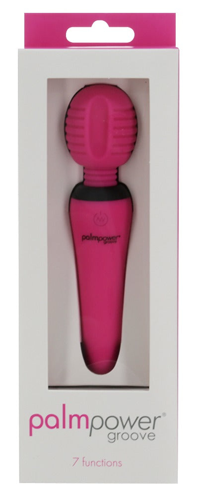 Palmpower Groove Mini Wand - Masajeador Compacto de Silicona