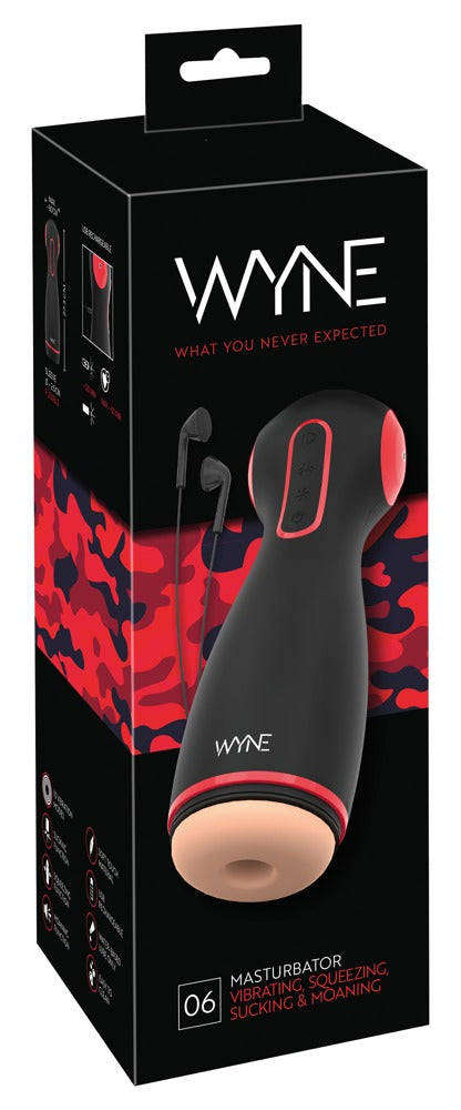 WYNE Masturbador 06 - Estimulador Motorizado con 10 Modos de Vibración