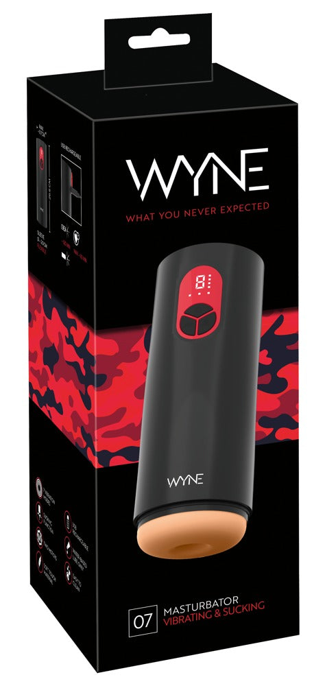 WYNE Masturbador 07 - Estimulador con Doble Motor y Vibraciones