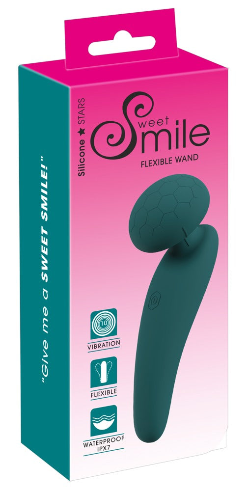 Flexible Wand Sweet Smile - Masajeador Compacto de Silicona
