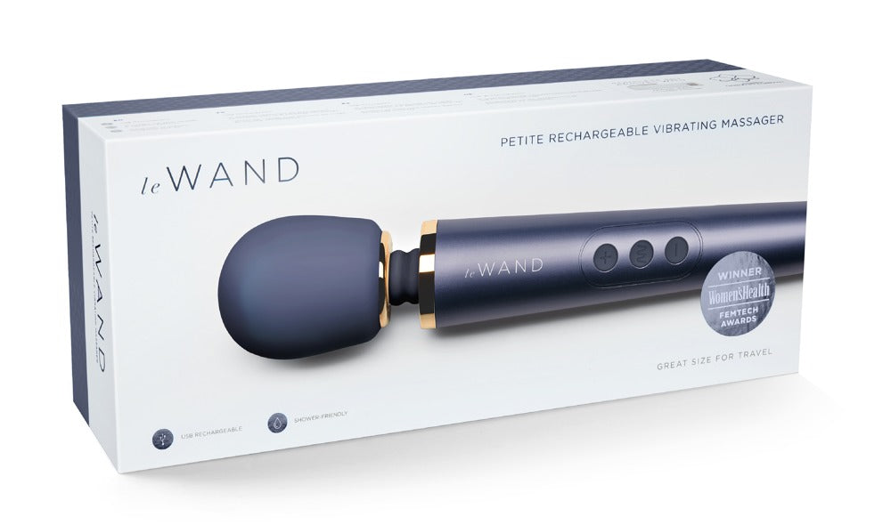 Le Wand Petite Navy - Masajeador Vibrador Recargable Compacto
