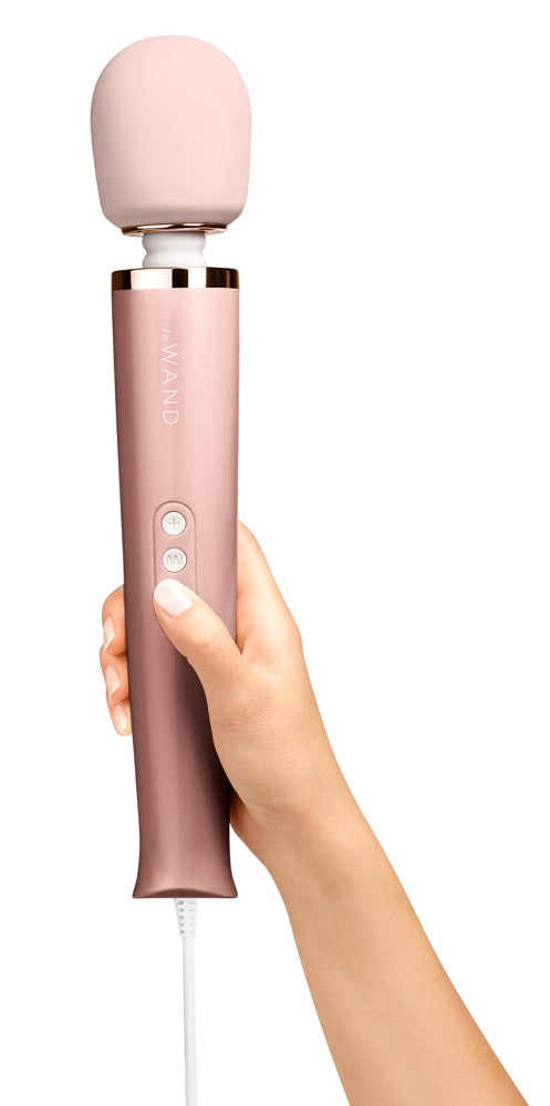 Le Wand Powerful Plug-In RoseGold - Masajeador Vibrador Enchufable