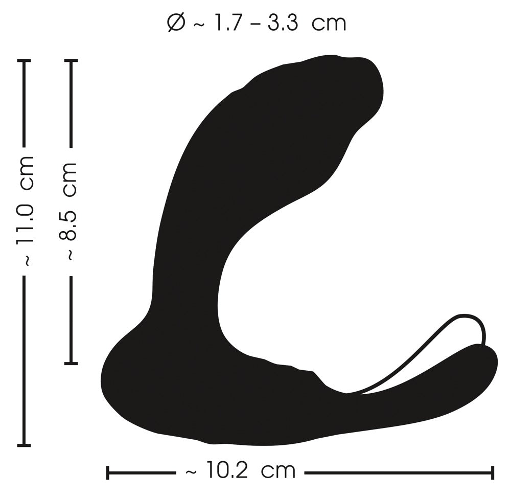 Smile RC G & P-Spot Vibrator - Estimulador Dual con Triple Motor