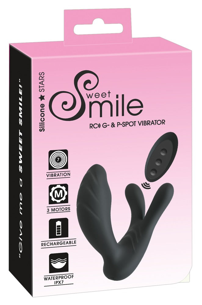 Smile RC G & P-Spot Vibrator - Estimulador Dual con Triple Motor