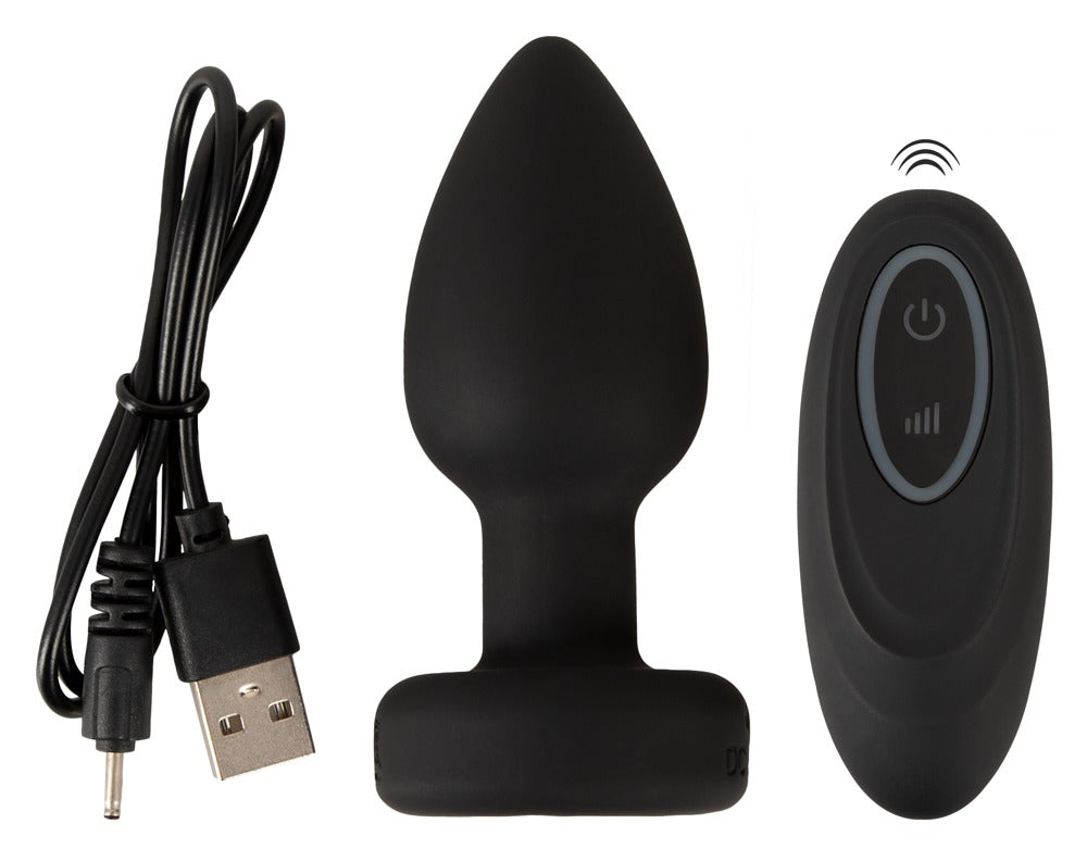 ANOS RC Flashing Butt Plug - Plug Anal con LED Parpadeante y Vibración