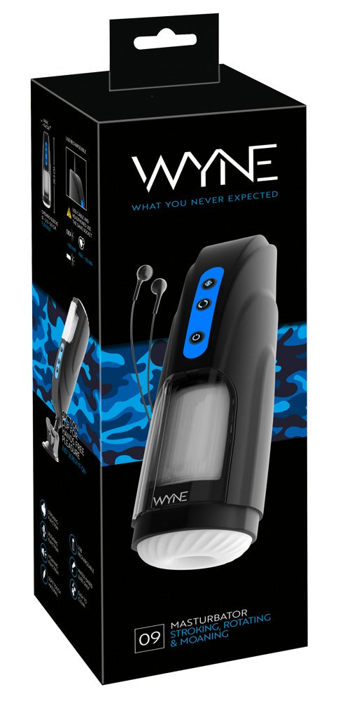 WYNE Masturbador 09 - Estimulador con Rotación y Vibración
