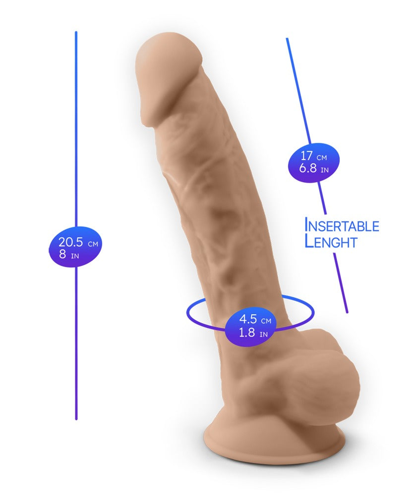 SilexD Model 8 Vibración + LRS - Dildo Realista con Control Remoto