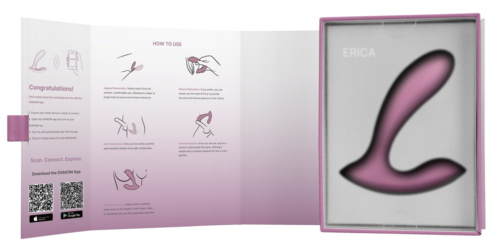Erica Rose - Vibrador Braguita Recargable con Control Remoto por App