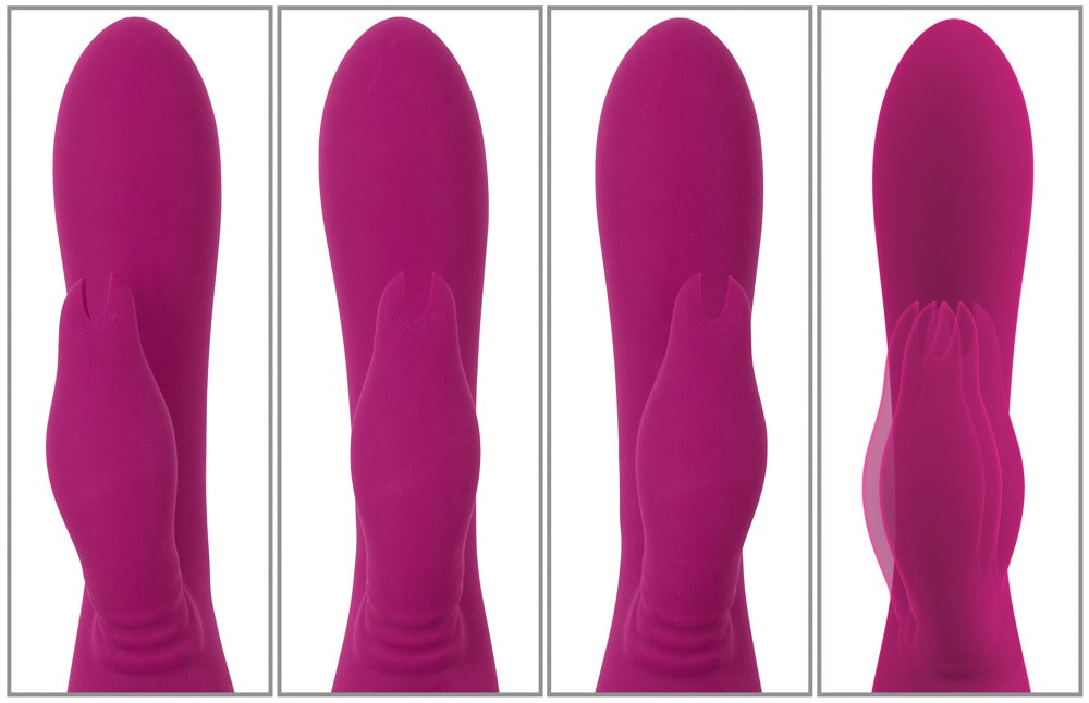 Javida 3 Function Pearl Rotati - Vibrador Clítoris con Perlas Giratorias y Estimulador Móvil