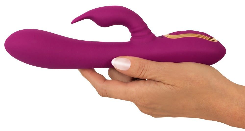 Javida 3 Function Pearl Rotati - Vibrador Clítoris con Perlas Giratorias y Estimulador Móvil