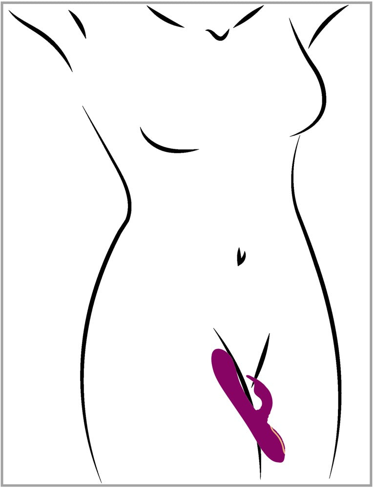 Javida 3 Function Pearl Rotati - Vibrador Clítoris con Perlas Giratorias y Estimulador Móvil